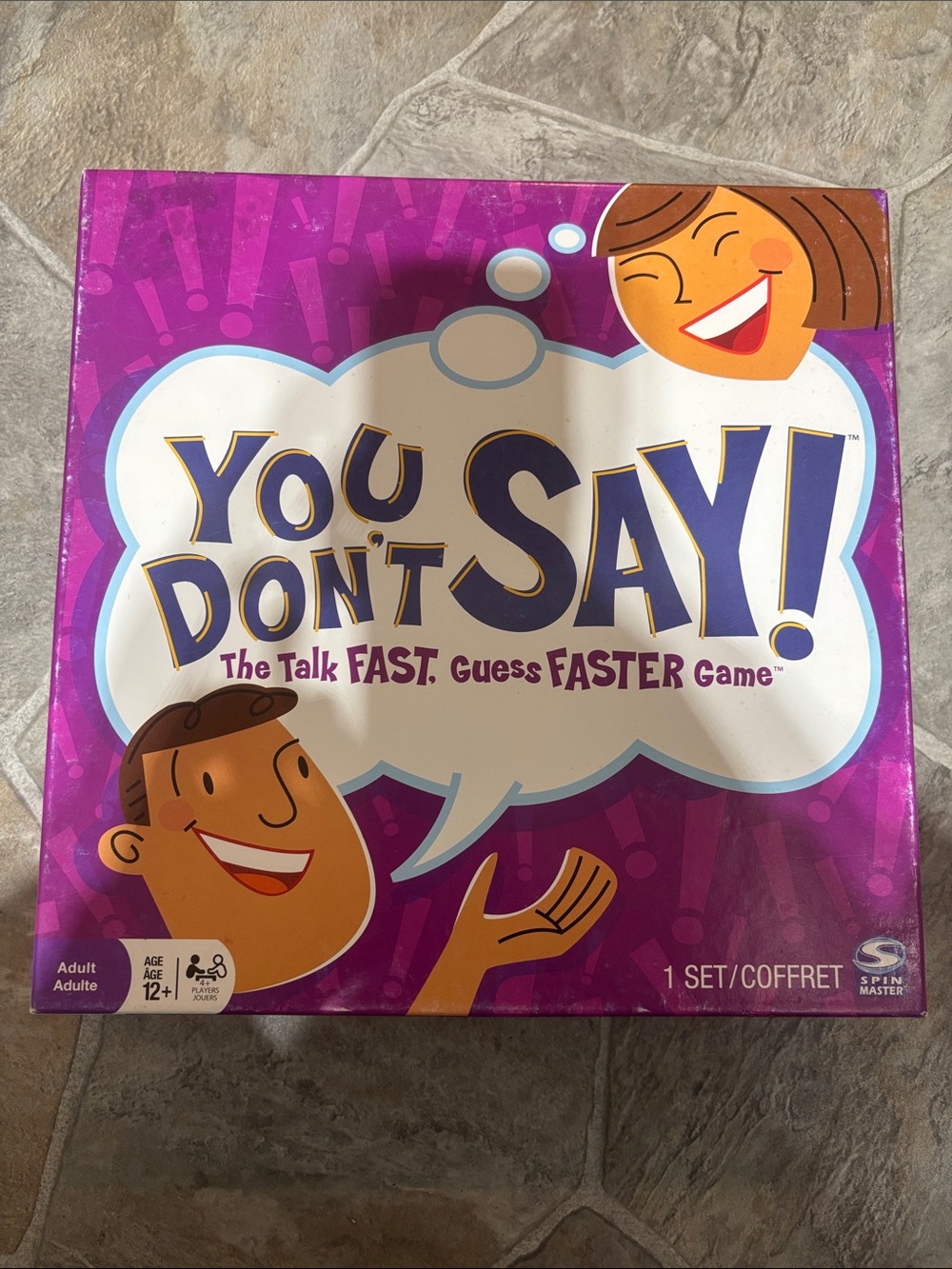 You Don’t Say! The talk fast, guess faster Game Adult Board Game 12+ Spin Master
